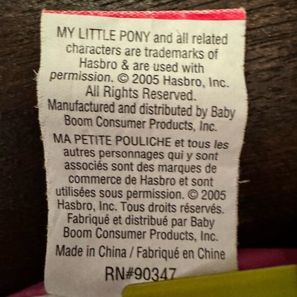 My Little Pony 2005 Sleeping Bag Pink Floral Horses Blanket Rainbow Zip Up - Picture 14 of 15